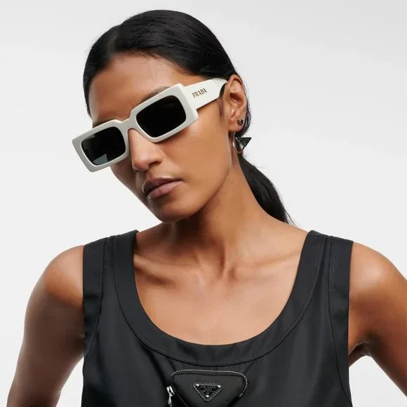 Prada | Accessories | New Prada Pr A7s 425s0 Talc White Dark  display picture 1